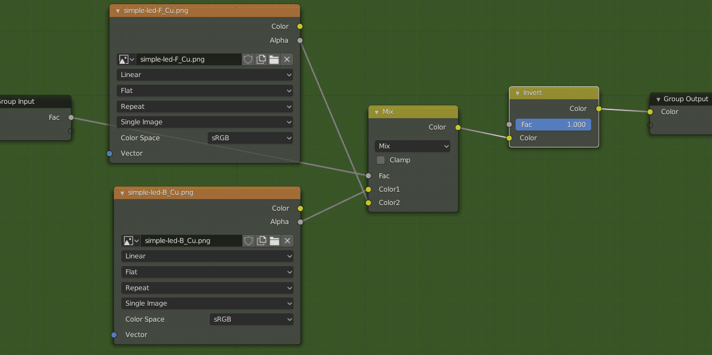 Blender shaders copper