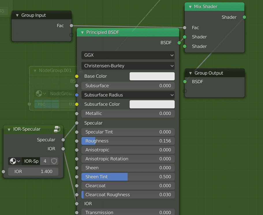 Blender shaders silkscreen