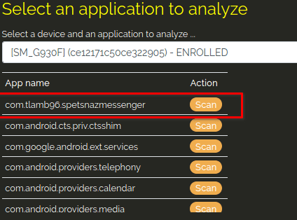 Dexcalibur application selection