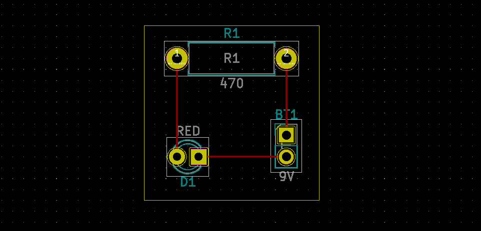 KiCAD pcb outline