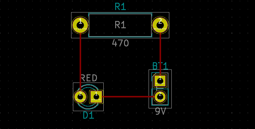 KiCAD pcb components