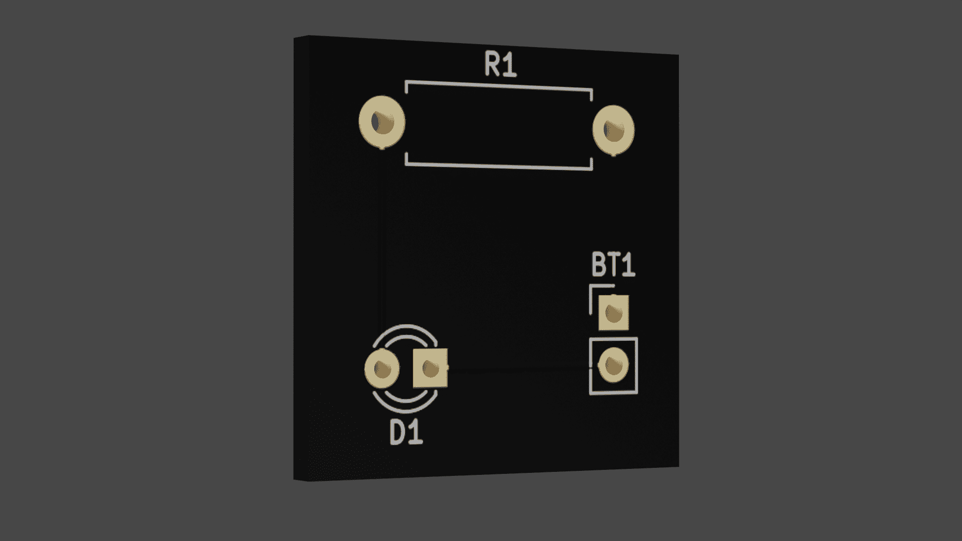 Blender PCB render