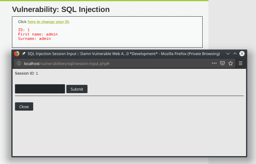 SQLI application