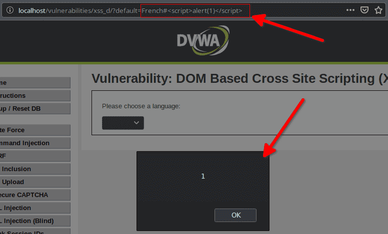 xss dom high attack